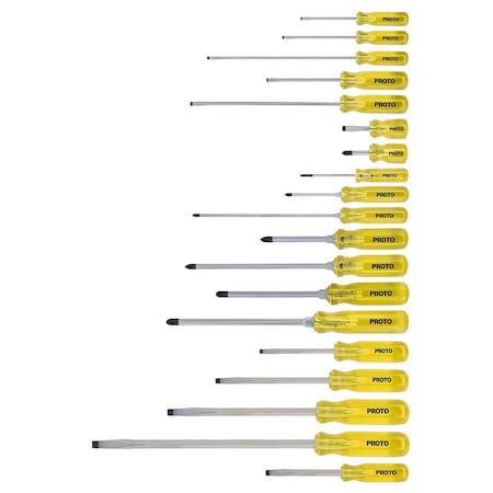 Proto Proto Classic 19 Piece Combination Screwdriver Set J9600EC